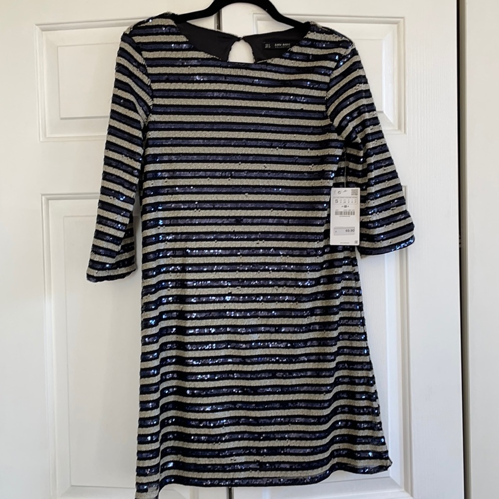 Zara sequin dress